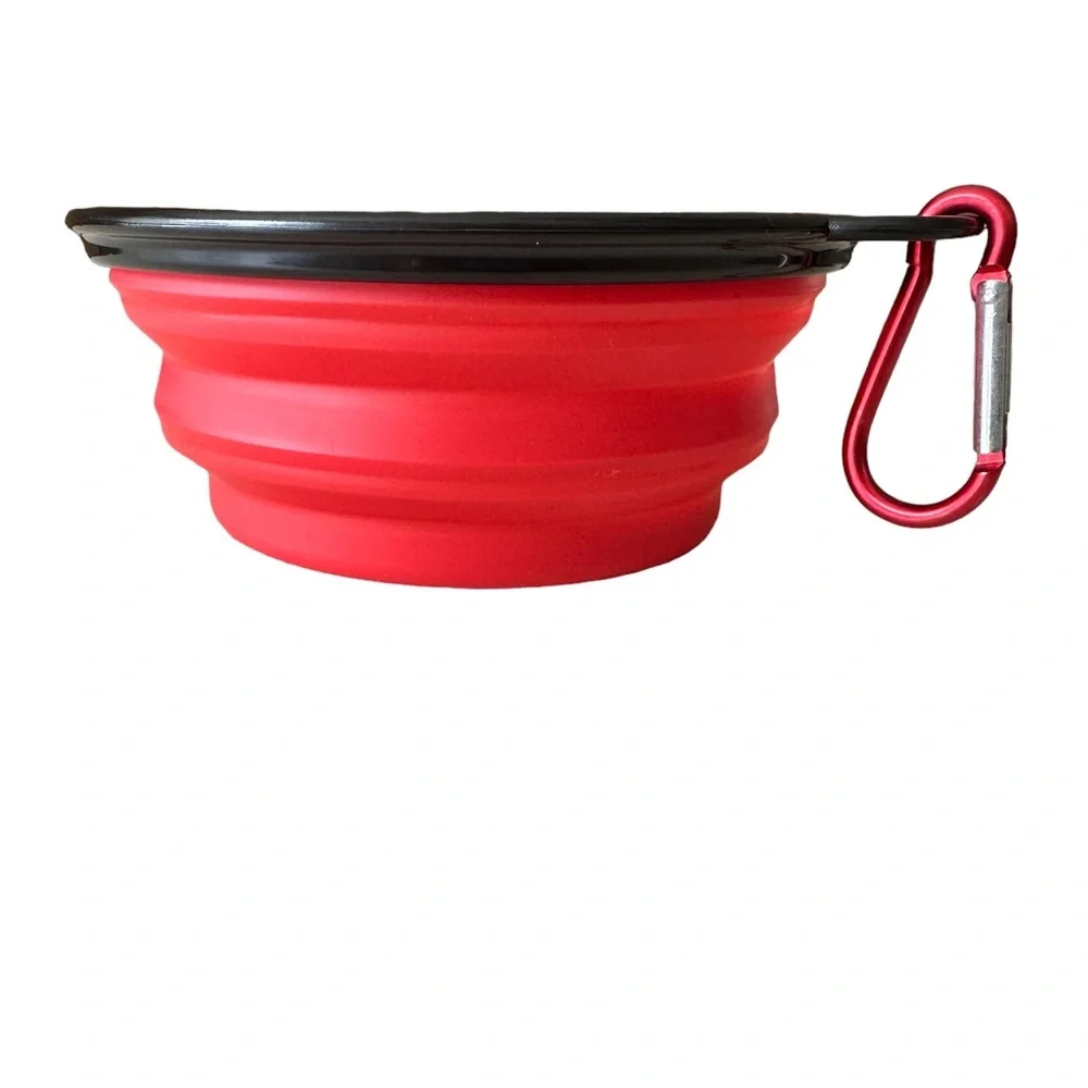 Collapsible 3 Pack Pet Bowl Small Multicolored to choose from